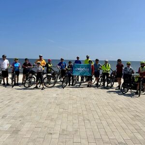 Group shot on the shore of Lake Peipus