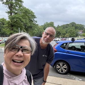 On the way to the Metro to IAD