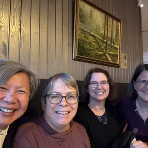 Mary, Amy, Lisa and I meet-up in Talinn